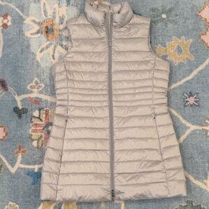 Lands’ End Women's Gray/Silver Puffer Vest